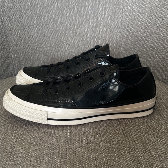 Converse Chuck 70 Ox’ Black Patent Sneakers - Picture 2 of 7